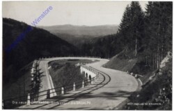 Pack, neue Packstrasse: Blick gegen die Saualpe