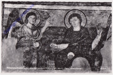 Pürgg, Romanische Fresken in der Johanneskapelle
