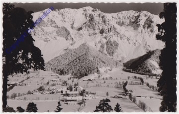 ak170421 Ramsau, Ortsansicht