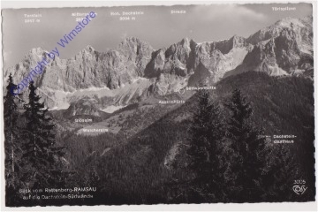 ak170423 Ramsau, Blick von Rettenberg-Ramsau auf die Dachstein-Südwände