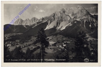 ak170426 Ramsau, mit Dachstein