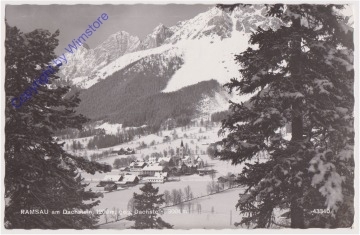 ak170427 Ramsau, gegen Dachstein