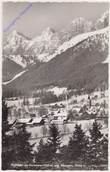 ak170432 Ramsau, gegen Dachstein