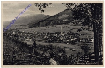 ak170440 Rottenmann, Ortsansicht