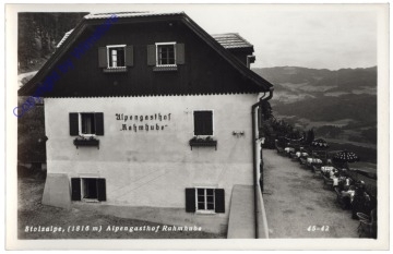 ak170485 Stolzalpe, Alpengasthof Rahmhube
