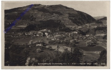 Stubenberg, Kulm und Klamm gegen Weiz