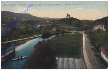 ak170503 St. Johann bei Herberstein, von Osten her gesehen