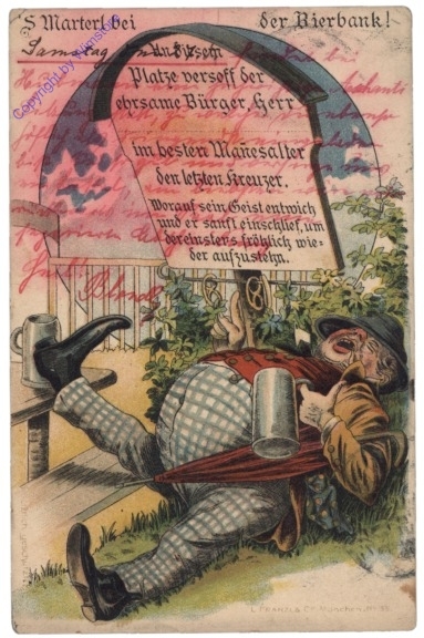 S Marterl bei der Bierbank...