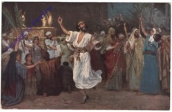 Die Heilige Schrift: David tanzt vor der Bundeslade
