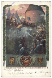 ak170665 Krems: Erstürmung des Pulverturms