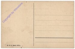 Blumenzweig mit Vers, Namenstag