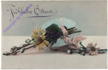ak170794 Osterstrauß mit Ei