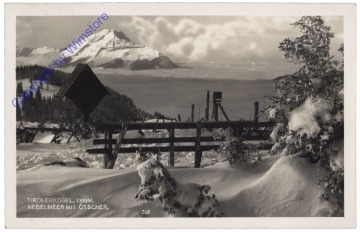 Annaberg, Tirolerkogel, Nebelmeer mit Ötscher