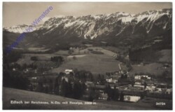 ak170907 Edlach, mit Raxalpe