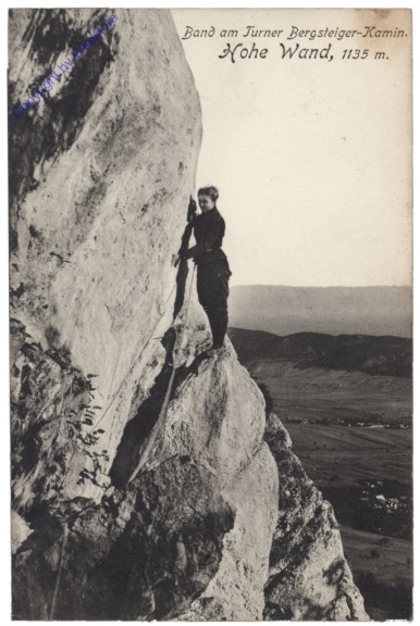 Hohe Wand, Band am Turner Bergsteiger-Kamin