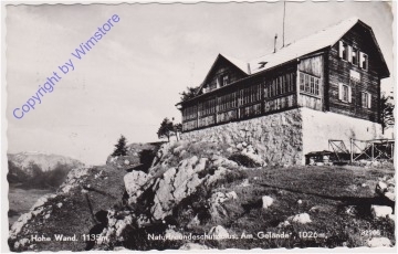 Hohe Wand, Naturfreundehaus "Am Gelände"