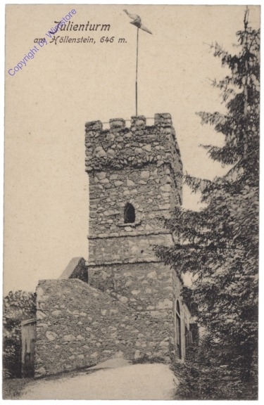 Kaltenleutgeben, Julienturm am Höllenstein