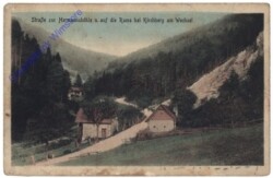 Kirchberg am Wechsel, Straße zur Hermannshöhle u. auf die Rams