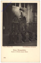 Leobendorf, Burg Kreuzenstein, Kapelle im Norden gelegene Wand