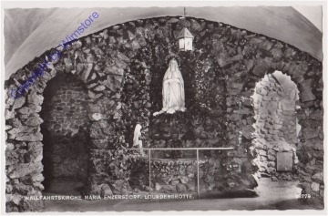 Maria Enzersdorf, Wallfahrtskirche, Lourdesgrotte