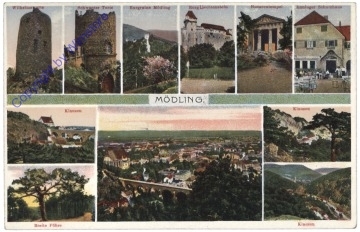 ak171282 Mödling, Multiansicht