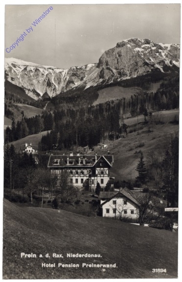 Prein an der Rax, Hotel Pension Preinerwand