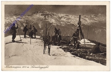 Puchberg, Klosterwappen, Schneeberggipfel