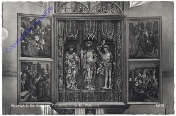 ak171436 Pulkau, Flügelaltar in der Hl. Blutkirche