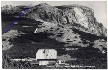Rax, Neue Seehütte mit Preinerwand