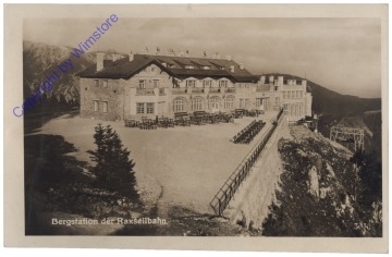 Rax, Bergstation der Seilbahn