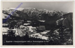 Rax, Raxblick v. Kampsteingipfel m. Wechselgebiet