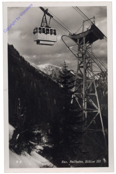 ak171501 Rax, Seilbahn, Stütze III