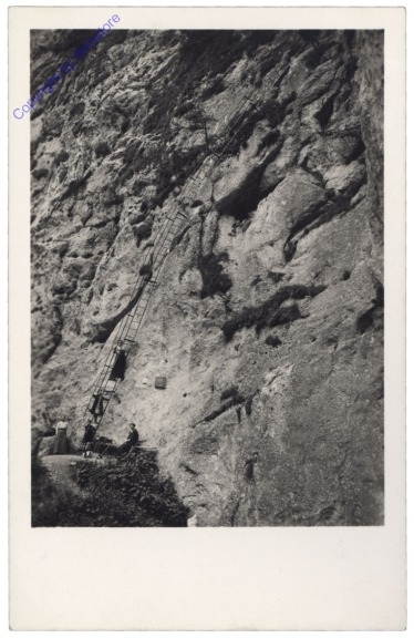 Rax, Einstiegswand am Alpenvereinsteig