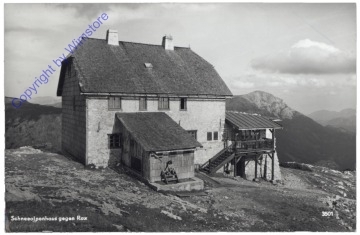 ak171529 Rax, Schneealpenhaus gegen Rax