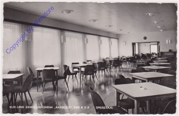 Rax, Kur- und Erholungsheim "Raxblick" der KFA, Speisesaal