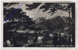 Reichenau, gegen Rax