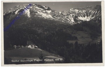 Reichenau, Gasthof Geyschläger, Preiner Gscheid