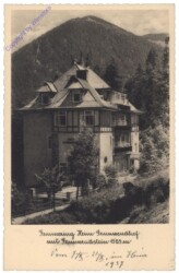 Semmering, Heim Sonnwendhof mit Sonnwendstein