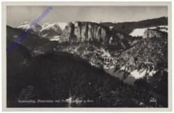 Semmering, Panorama Polleroswand und Rax