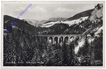 Semmering, Kalte Rinne mit Rax