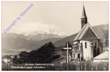 Ternitz, Peterskircherl gegen Schneeberg