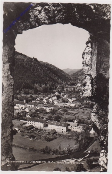 Türnitz, Hohenberg, Blick aus der Ruine