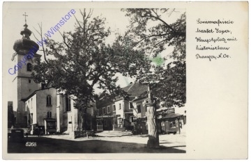 ak171792 Ysper, Hauptplatz mit historischem Pranger