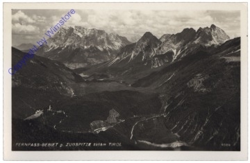 Ehrwald, Fernpassgebiet gegen Zugspitze