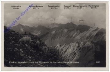 Innsbruck, Blick v. Hafelekar ins Karwendel