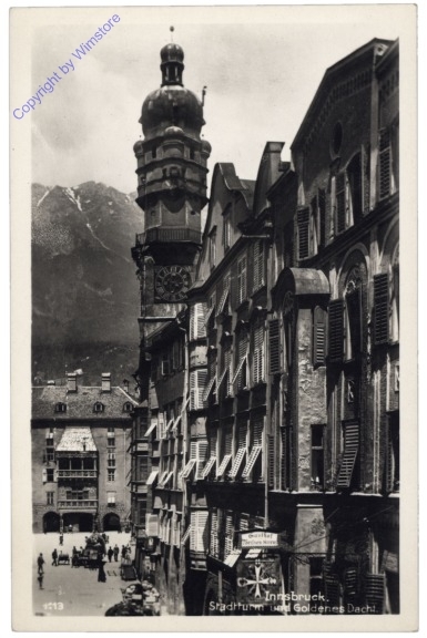 Innsbruck, Stadtturm und goldenes Dachl