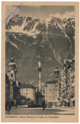 Innsbruck, Maria Theresien-Strasse mit Annasäule