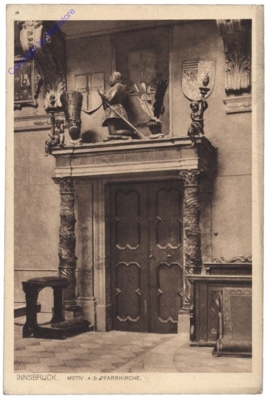 Innsbruck, Motiv an der Pfarrkirche