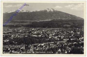 Innsbruck, gegen Süden mit Patscherkofel
