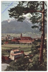 Innsbruck, gegen Norden, mit Stift Wilten